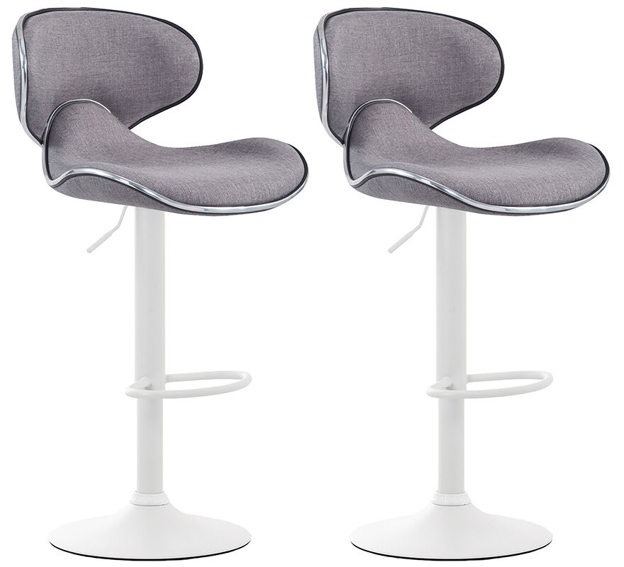 Set de 2 taburetes las vegas v2 en tela 49x46x88-108 cm