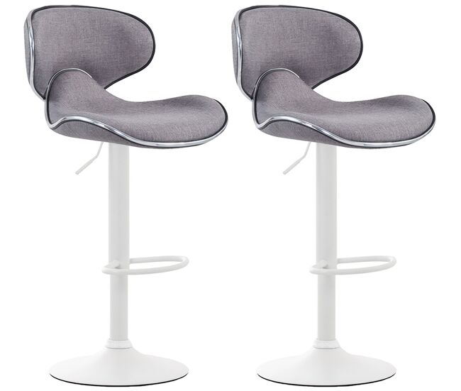 Set de 2 taburetes las vegas v2 en tela 49x46x88-108 cm