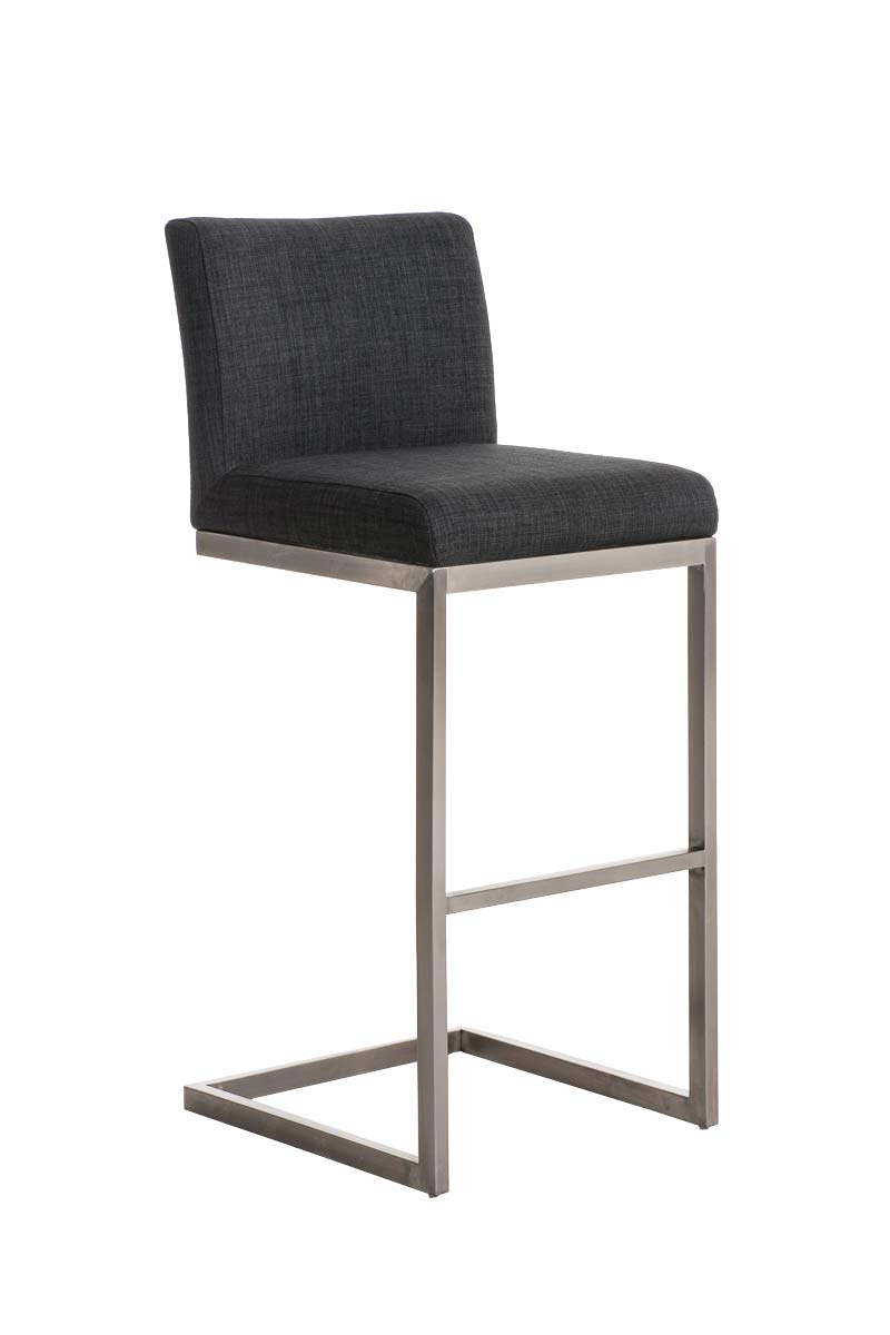 Taburete de bar paros en tela 48x42x104 cm
