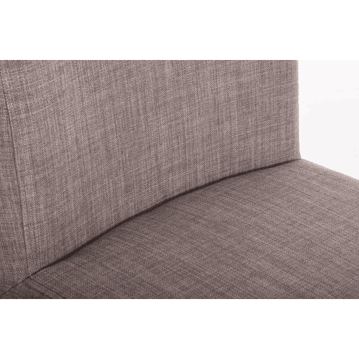 Taburete de Bar Paros Tapizado de Tela Gris 48X42X104 cm