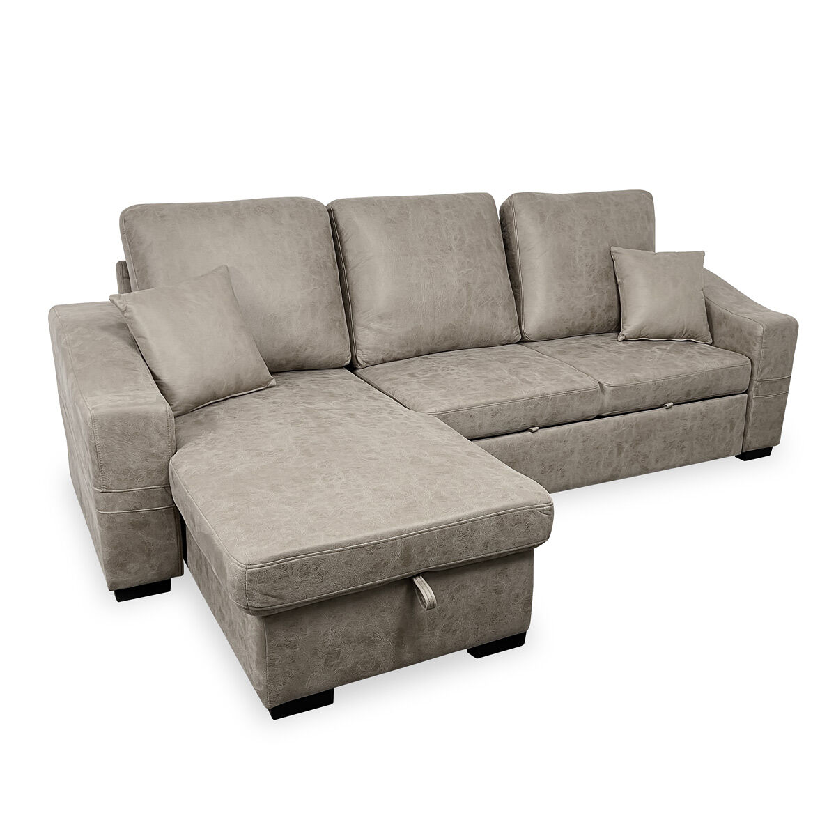 Sofá Cama Chaise Longue con Arcón de Almacenaje modelo Zurich