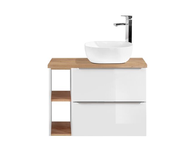 Mueble lavabo individual 2 nichos April 81