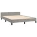 Estructura de cama con cabecero Botones 140x200 Estructura de cama con cabecero Botones 140x200 Gris Claro