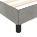 Estructura de cama con cabecero Botones 140x200 Estructura de cama con cabecero Botones 140x200 Gris Claro