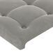Estructura de cama con cabecero Botones 140x200 Estructura de cama con cabecero Botones 140x200 Gris Claro