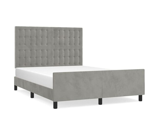 Estructura de cama con cabecero Botones 140x190