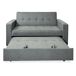 Sofá Cama de 2 Plazas modelo Vienna con Reposabrazos Sofá Cama de 2 Plazas modelo Vienna con Reposabrazos Gris