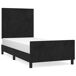 Estructura de cama con cabecero Diseño plano 90x200 Estructura de cama con cabecero Diseño plano 90x200 Gris