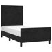 Estructura de cama con cabecero Diseño plano 90x200 Estructura de cama con cabecero Diseño plano 90x200 Gris