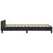 Estructura de cama con cabecero Diseño plano 90x200 Estructura de cama con cabecero Diseño plano 90x200 Gris