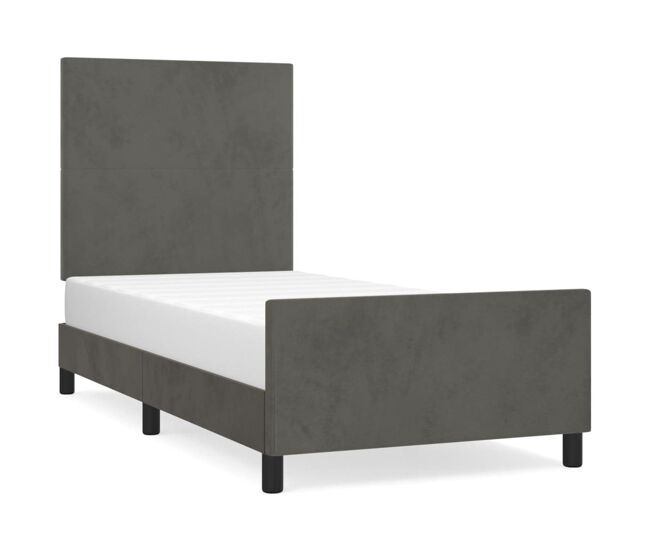 Estructura de cama con cabecero Diseño plano 100x200