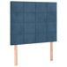 Estructura de cama con cabecero Bloques con cuadros 100x200 Estructura de cama con cabecero Bloques con cuadros 100x200 Azul