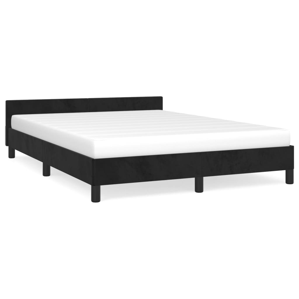 Estructura de cama 140x200 Negro