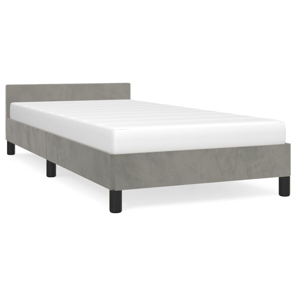 Estructura de cama 80x200 Gris Claro