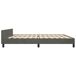 Estructura de cama con cabecero Liso con clavos 200x200 Estructura de cama con cabecero Liso con clavos 200x200 Gris