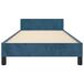 Estructura de cama con cabecero Rayas horizontales 100x200 Estructura de cama con cabecero Rayas horizontales 100x200 Azul