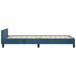 Estructura de cama con cabecero Rayas horizontales 100x200 Estructura de cama con cabecero Rayas horizontales 100x200 Azul