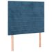 Estructura de cama con cabecero Rayas horizontales 100x200 Estructura de cama con cabecero Rayas horizontales 100x200 Azul