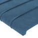 Estructura de cama con cabecero Rayas horizontales 100x200 Estructura de cama con cabecero Rayas horizontales 100x200 Azul