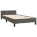 Estructura de cama con cabecero Rayas horizontales 80x200 Estructura de cama con cabecero Rayas horizontales 80x200 Azul