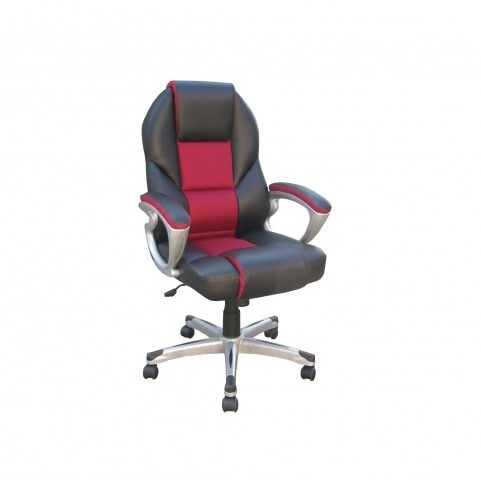 Sillón de Oficina CUENCA | Forrado de Malla y Piel PVC