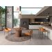 ANGEL CERDA Mesa comedor redonda nogal 150x150 ANGEL CERDA Mesa comedor redonda nogal 150x150 Nogal