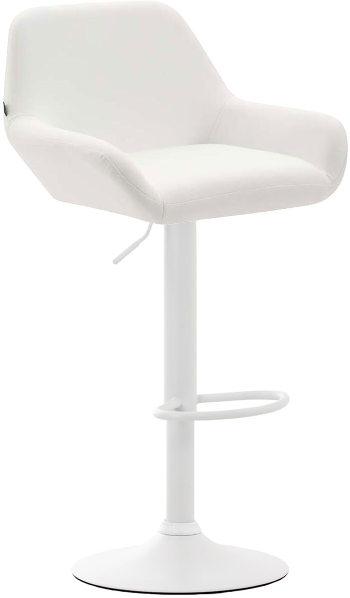 Taburete de bar braga en simil cuero 52x51x89-109 cm