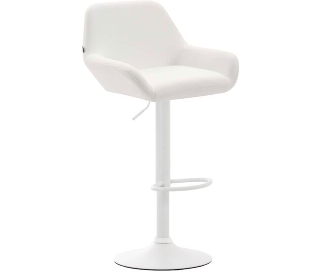Taburete de bar braga en simil cuero 52x51x89-109 cm