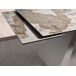 ANGEL CERDA Mesa comedor extensible rectangular mármol porcelánico y acero gris taupé 260x90 ANGEL CERDA Mesa comedor extensible rectangular mármol porcelánico y acero gris taupé 260x90 Blanco