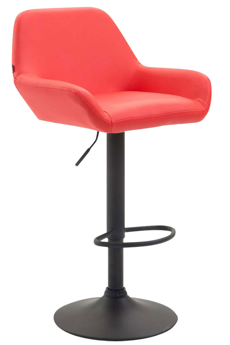 Taburete de bar braga en simil cuero 52x51x89-109 cm