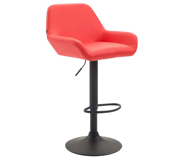 Taburete de bar braga en simil cuero 52x51x89-109 cm