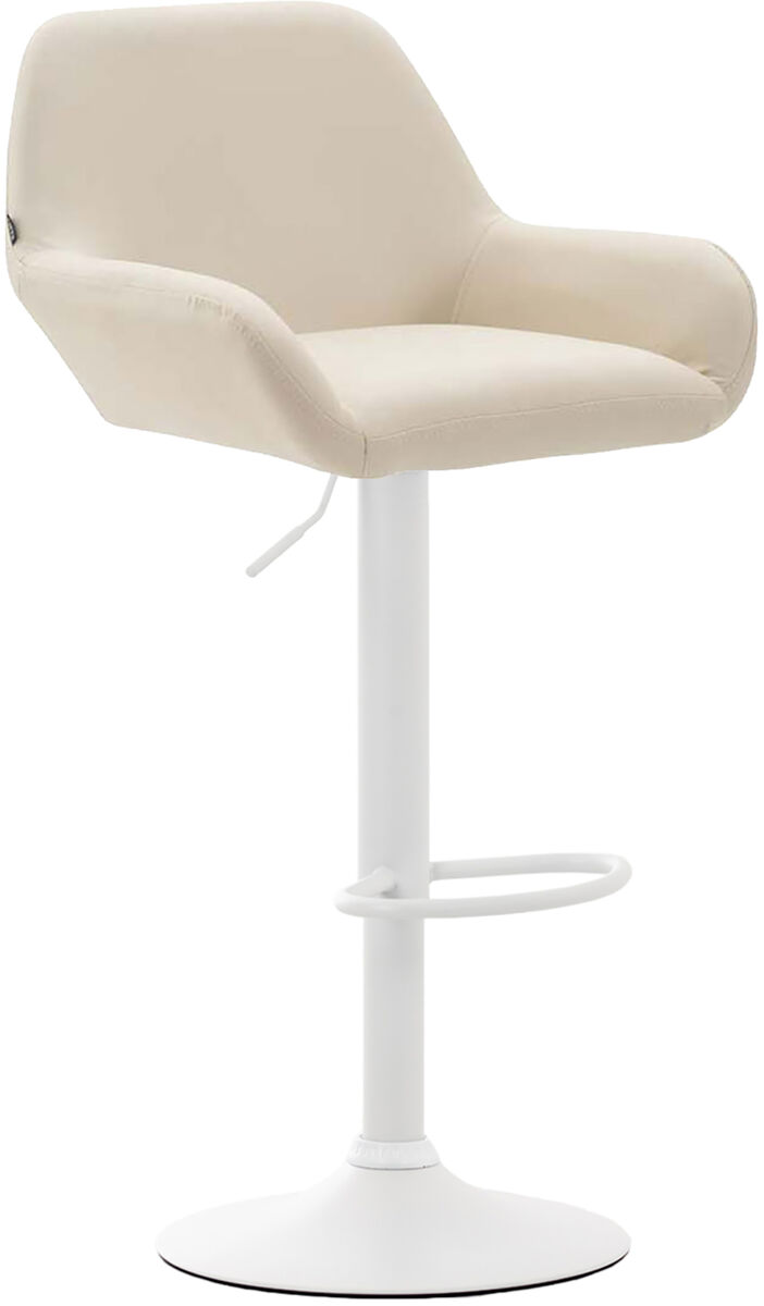 Taburete de bar braga en simil cuero 52x51x89-109 cm
