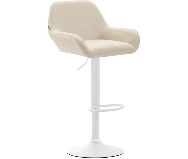 Taburete de bar braga en simil cuero 52x51x89-109 cm