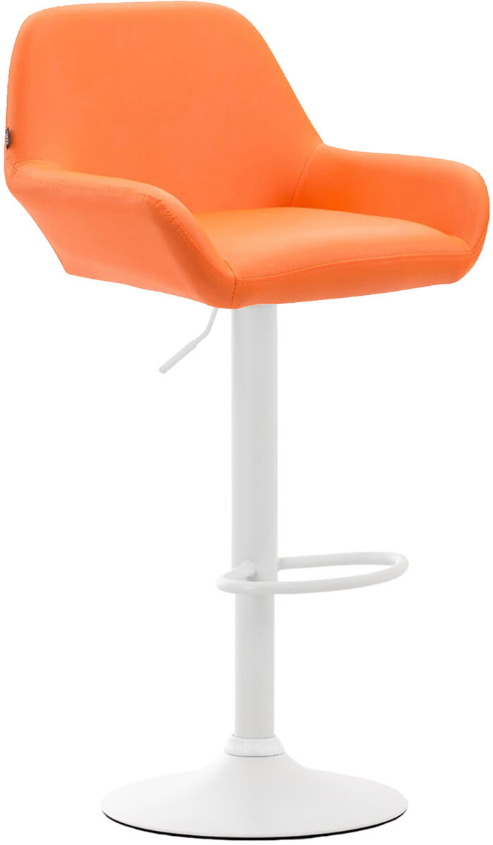 Taburete de bar braga en simil cuero 52x51x89-109 cm