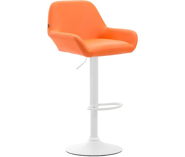 Taburete de bar braga en simil cuero 52x51x89-109 cm