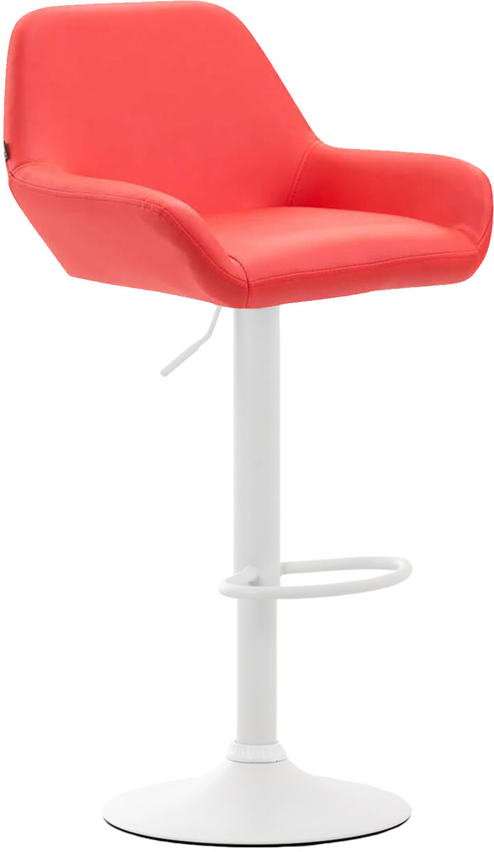 Taburete de bar braga en simil cuero 52x51x89-109 cm