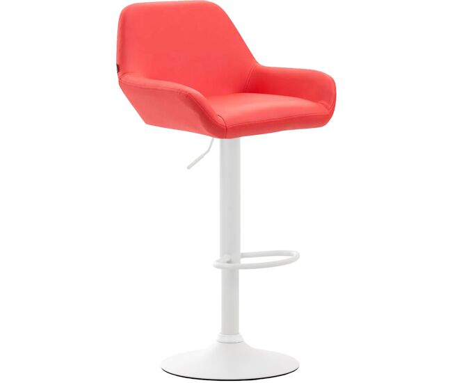 Taburete de bar braga en simil cuero 52x51x89-109 cm
