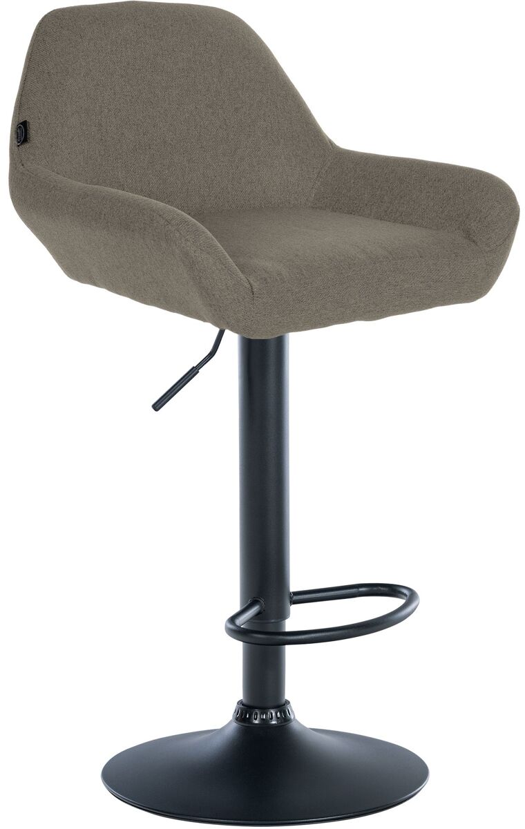 Taburete de bar braga en tela 52x51x89-109 cm