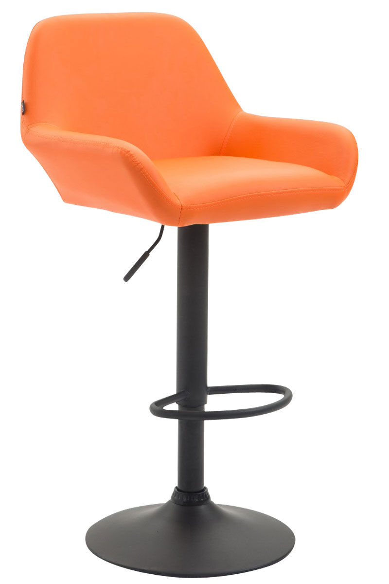 Taburete de bar braga en simil cuero 52x51x89-109 cm
