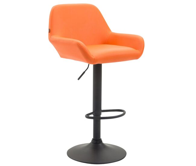 Taburete de bar braga en simil cuero 52x51x89-109 cm