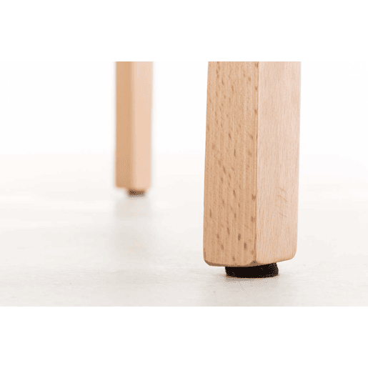 Taburete de bar Hover estructura de plástico base de cuatro patas Natura Madera Gris 46X41X102 cm