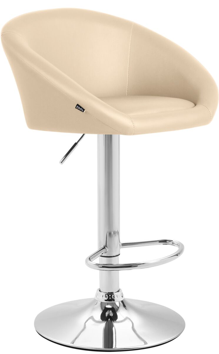 Taburete miami tapizado en piel sintética 51x55x86-106 cm