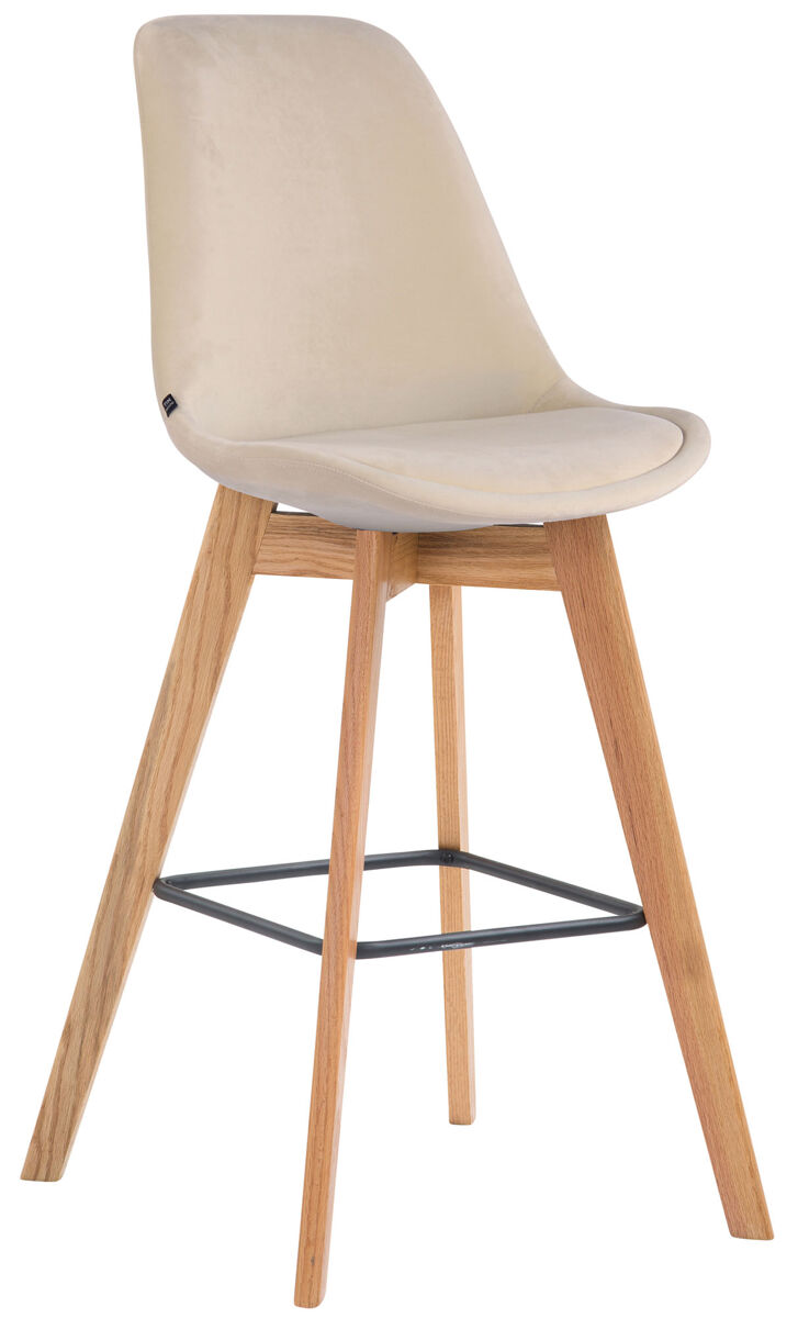 Taburete metz en terciopelo 56x48x112 cm