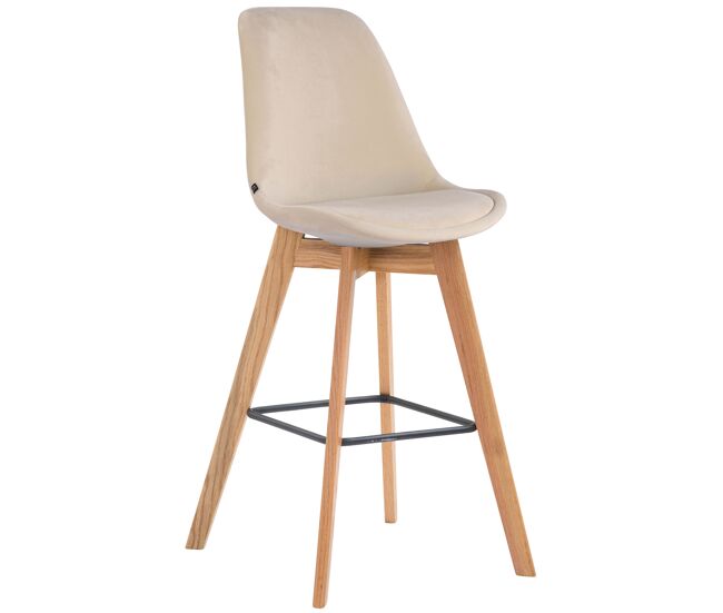 Taburete metz en terciopelo 56x48x112 cm