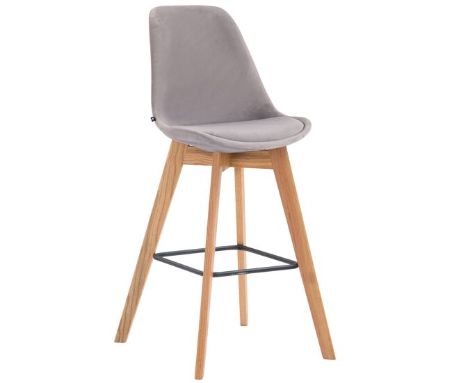 Taburete metz en terciopelo 56x48x112 cm