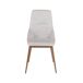 ANGEL CERDA Silla tela gris claro ANGEL CERDA Silla tela gris claro Dorado