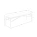 ANGEL CERDA Banqueta polipiel marrón 130x40 ANGEL CERDA Banqueta polipiel marrón 130x40 Nogal