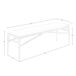 ANGEL CERDA Banqueta polipiel marrón 130x40 ANGEL CERDA Banqueta polipiel marrón 130x40 Nogal