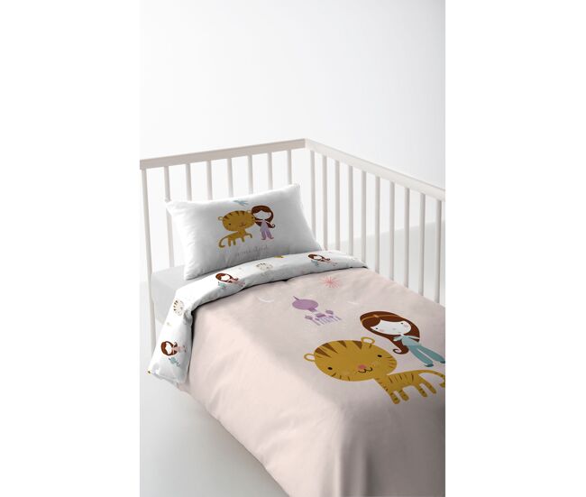 Funda nórdica reversible cuna/maxicuna mil una noche cuna 60 cm