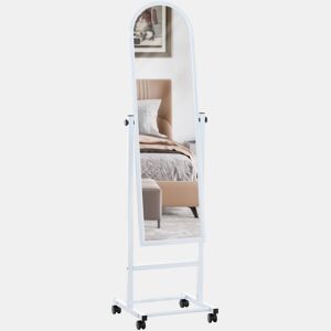 Espejo de pie Evoir Madera Blanco 39X39X151 cm